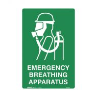 PF835697 Emergency Information Sign - Emergency Breathing Apparatus 