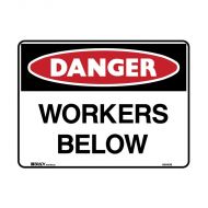 PF835820 Danger Sign - Workers Below 