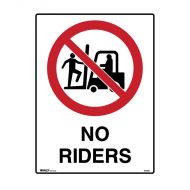 PF835920 Prohibition Sign - No Riders 