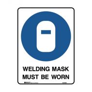 PF838202 Mandatory Sign - Welding Mask Must Be Worn 