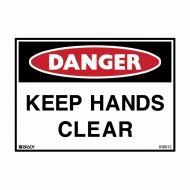PF840500 Danger Sign - Keep Hands Clear 