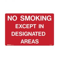 PF840551 Prohibition Sign - No Smoking Except in Designated Areas 