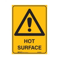 PF840642 Warning Sign - Hot Surface 