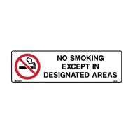 PF840651 Prohibition Sign - No Smoking Except in Designated Areas 