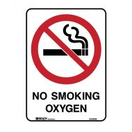 PF840682 Prohibition Sign - No Smoking Oxygen 