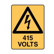 PF840926 Warning Sign - 415 Volts 