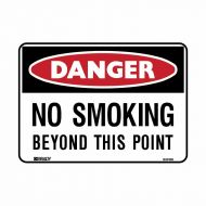 PF841082 Danger Sign - No Smoking Beyond This Point 