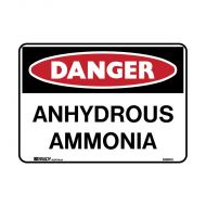 PF841454 Danger Sign - Anhydrous Ammonia 
