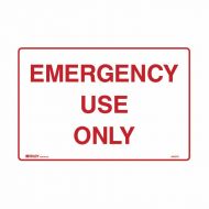PF841570 Emergency Information Sign - Emergency Use Only 