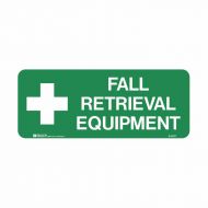 PF841572 Emergency Information Sign - Fall Retrieval Equipment 