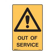 PF841798 Warning Sign - Out Of Service 