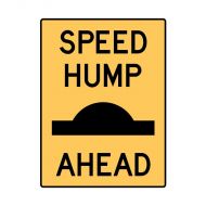 PF841845 Traffic Site Safety Sign - Speed Hump Ahead 