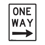 PF841879 Traffic Site Safety Sign - One Way Arrow Right 