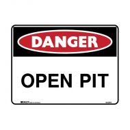 PF842261 Danger Sign - Open Pit 