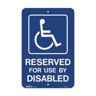 PF842270 Accessible Traffic & Parking Sign - Reserved For Use By Disabled 