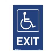 PF842272 Accessible Traffic & Parking Sign - Exit 