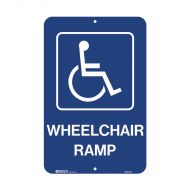 PF842274 Accessible Traffic & Parking Sign - Wheelchair Ramp 
