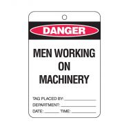 PF842363 Danger Men Working On Machinery