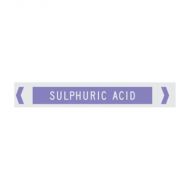 PF842418 Pipemarker - Sulphuric Acid