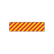 PF842841 Entry & Overhead Sign - Red-Yellow Diagonal Stripe 
