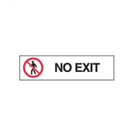 PF842845 Entry & Overhead Sign - No Exit 