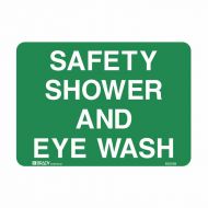 PF844808 Emergency Information Sign - Safety Shower And Eye Wash 