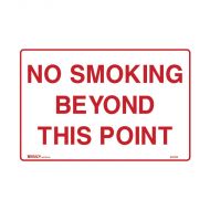 PF845505 No Smoking Sign - No Smoking Beyond This Point 