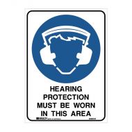 PF845686 Mandatory Sign - Hearing Protection Must Be Worn In This Area 
