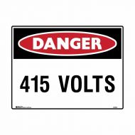 PF847687 Electrical Hazard Sign - Danger 415 Volts 