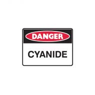 PF847761 Mining Site Sign - Danger Cyanide 
