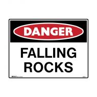 PF847781 Mining Site Sign - Danger Falling Rocks 