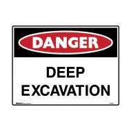 PF847849 Mining Site Sign - Danger Deep Excavation 