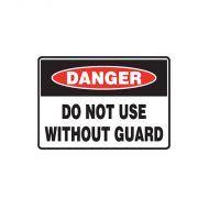 PF847861 Mining Site Sign - Danger Do Not Use Without Guard 