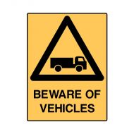 PF847897 Mining Site Sign - Beware Of Vehicles 