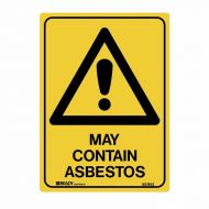 PF852285 Asbestos Sign - May Contain Asbestos 