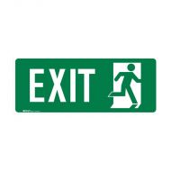 PF855070 Exit Floor Sign - Running Man 