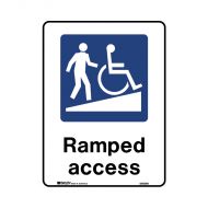 PF856291 Public Area Sign - Ramped Access 