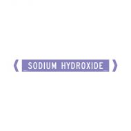 PF860036 Pipemarker - Sodium Hydroxide