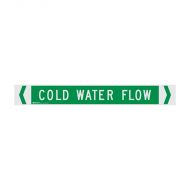 PF860131 Pipemarker - Cold Water Flow