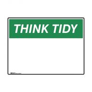 PF863527-Blank-Safety-Sign---Think-Tidy 