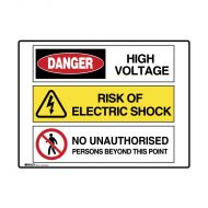 PF871506 Multiple Message Sign - Electric Shock 