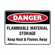 PF872492 UltraTuff Sign - Flammable Material Storage 