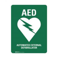 PF872718 Emergency Information Sign - AED 