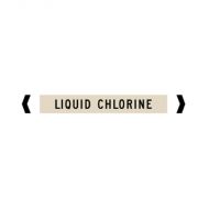 PF891815 Pipemarker - Liquid Chlorine