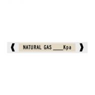 PF893811 Pipemarker - Natural Gas Kpa