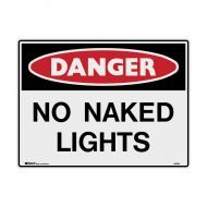 PF958808 Mining Site Sign - Danger No Naked Lights 