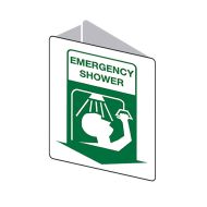 3D Emergency Information Projecting Sign - Emergency Shower (with Picto) - 175mm (W) x 250mm (H), Polypropylene