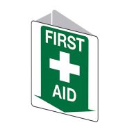 First Aid 3-D Sign -  First Aid, 175mm (W) x 250mm (H), Polypropylene