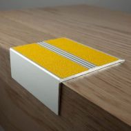 SafeLine Twin - Safety Stair Edging - Yellow, 30 x 900mm