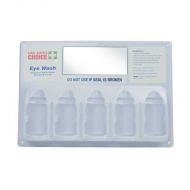First Aider's Choice Eye Wash Wall Plate Suits 100ml bottles